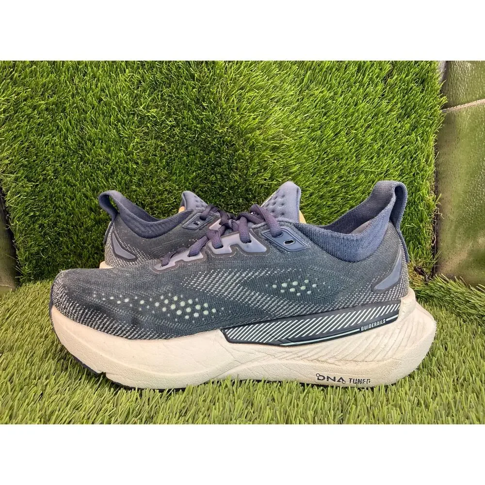 Brooks Glycerin GTS 23 1204921B453 Athletic Sneaker Womens 6.5B Blue Knit Sports
